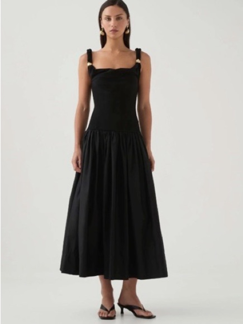 AJE Halcyon Knit Midi Dress